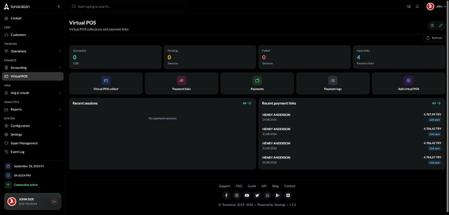 Virtual POS — Send a link, get paid.