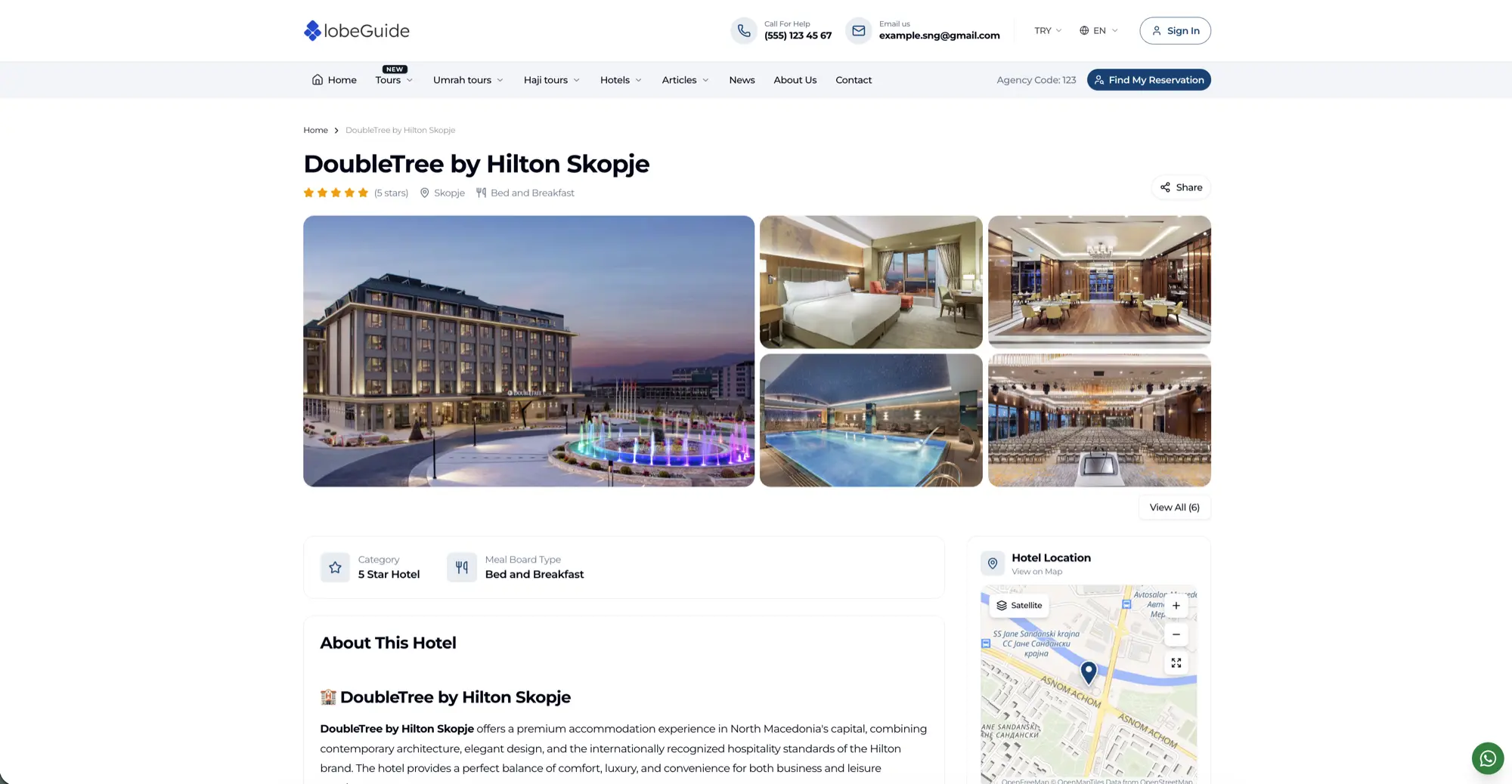 Hotel sales